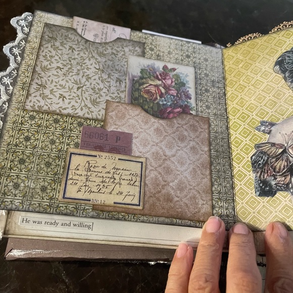 SOLD. Steam punk junk journal sold for 95.00 - Picture 16 of 16